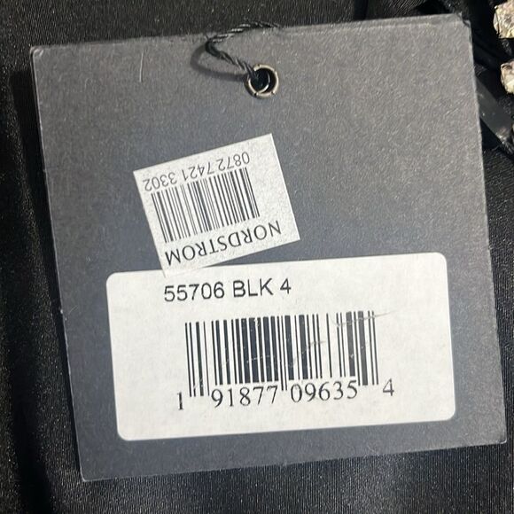 MAC DUGGAL 55706 CRYSTAL DETAIL SWEETHEART NECK TRUMPET BLACK DRESS 4 NWT $398 - Picture 9 of 10